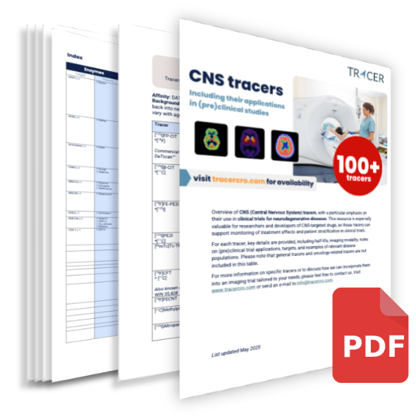 CNS tracers list pdf